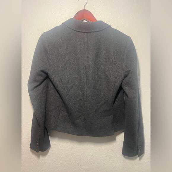 Banana Republic Women’s Wool-Blend Double-Breasted Blazer, Size 6, Heather Gray - Picture 4 of 4